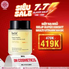 MẶT NẠ NGỦ DƯỠNG SÁNG DA BELIF SUPER KNIGHT MULTI VITAMIN MASK 75ML