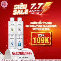 NƯỚC TẨY TRANG JM SOLUTION CLEANSING WATER 500ML