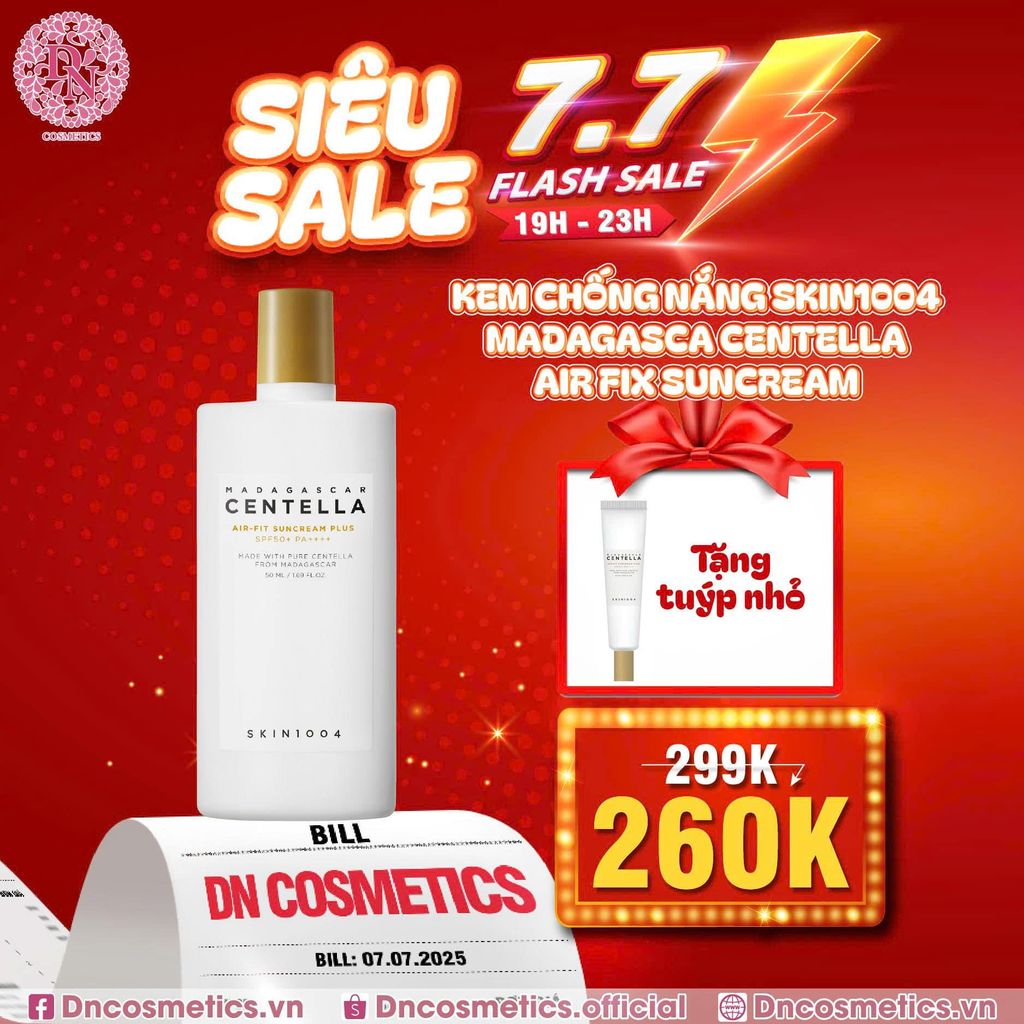 KEM CHỐNG NẮNG SKIN1004 MADAGASCA CENTELLA AIR FIX SUNCREAM