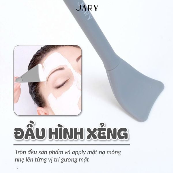 CỌ RỬA MẶT & ĐẮP MẶT NẠ JARY 2-IN-1 SILICONE FACIAL CLEANSING BRUSH
