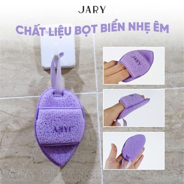 MIẾNG RỬA MẶT BỌT BIỂN JARY CLEANSING SPONGE
