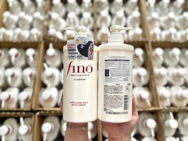 DẦU GỘI VÀ XẢ CHĂM SÓC TÓC CAO CẤP FINO PREMIUM TOUCH 550ML