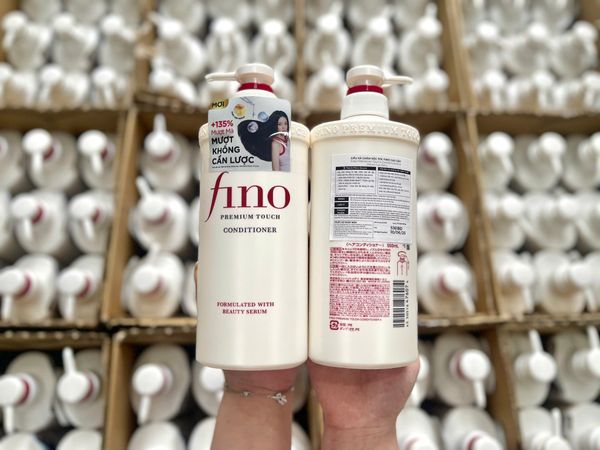 DẦU GỘI VÀ XẢ CHĂM SÓC TÓC CAO CẤP FINO PREMIUM TOUCH 550ML