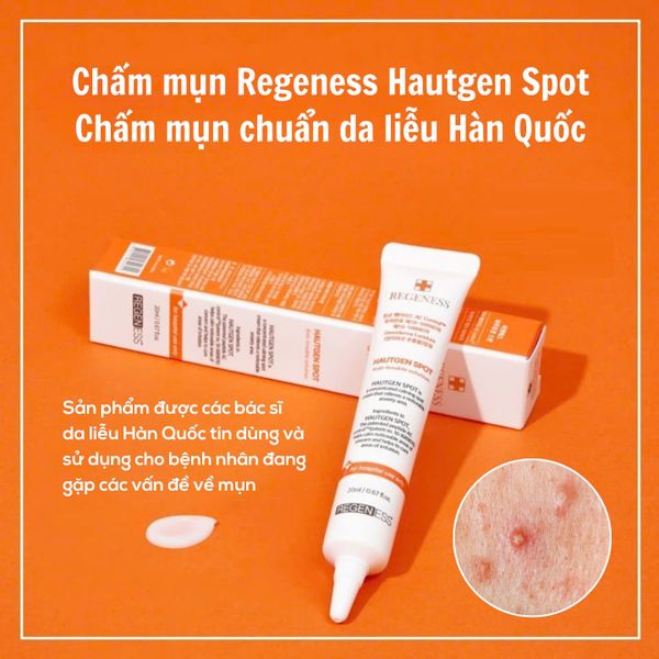 KEM CHẤM MỤN REGENESS HAUTGEN SPOT 20ML