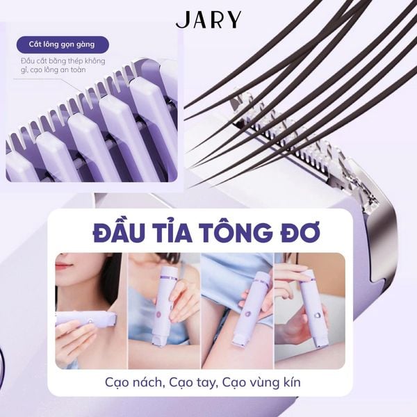 MÁY CẠO LÔNG 2 ĐẦU JARY GLOW DUO HAIR REMOVER