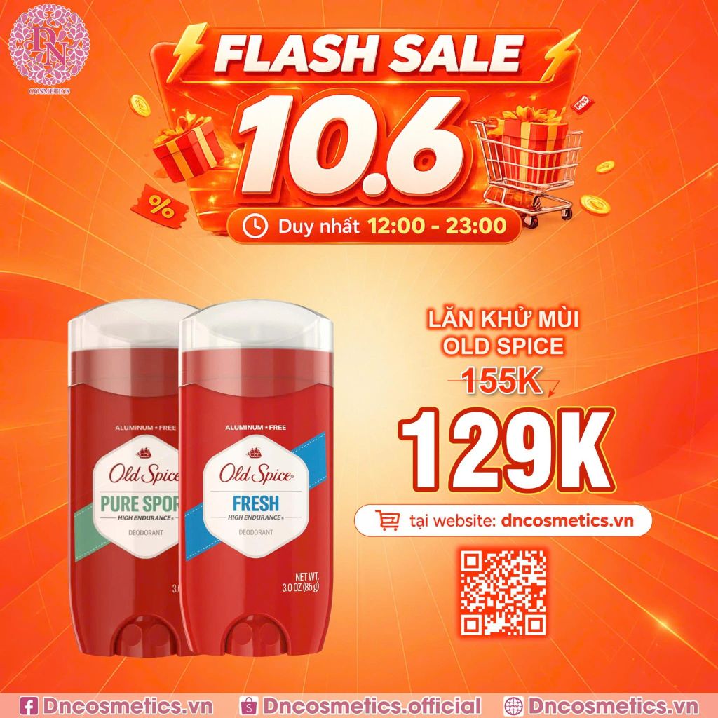 LĂN KHỬ MÙI OLD SPICE