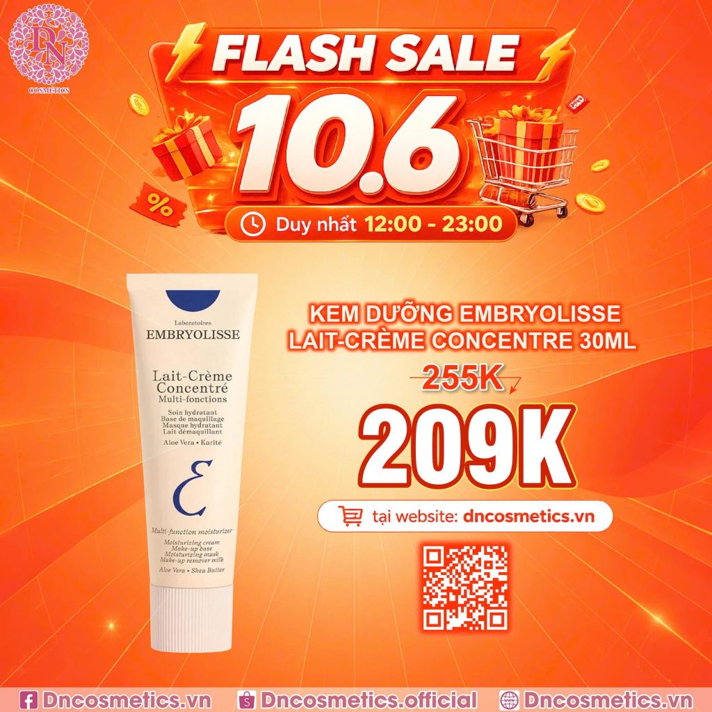 KEM DƯỠNG ẨM ĐA NĂNG, PHỤC HỒI DA EMBRYOLISSE LAIT-CRÈME CONCENTRE