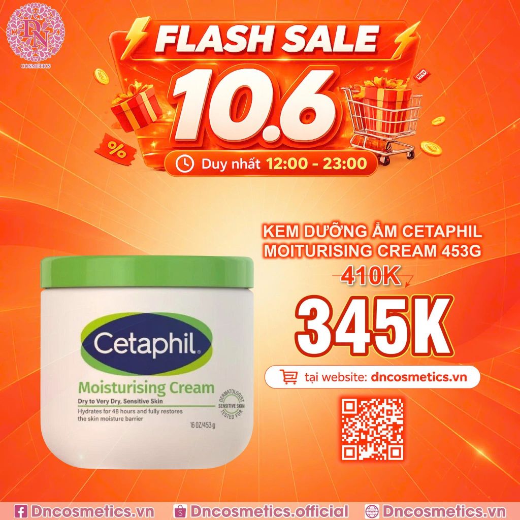 KEM DƯỠNG ẨM CETAPHIL MOITURISING CREAM