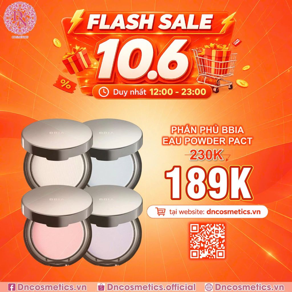 PHẤN PHỦ BBIA EAU POWDER PACT 9G