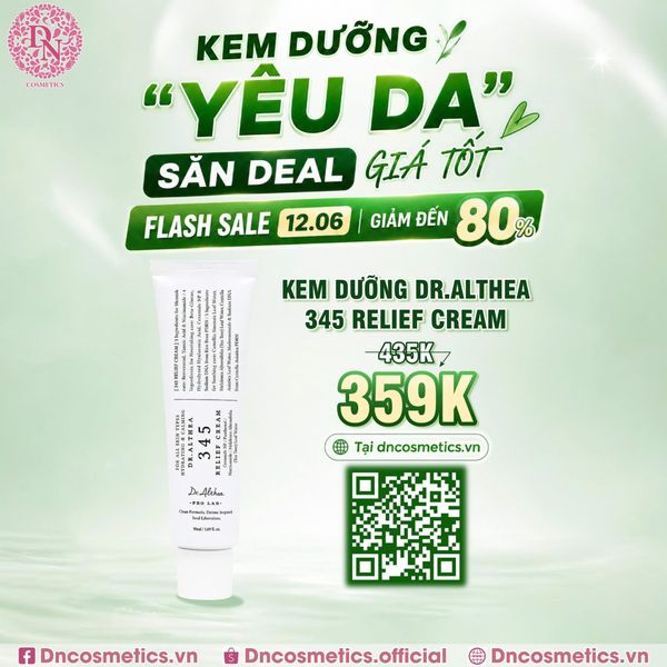 KEM DƯỠNG ẨM PHỤC HỒI DA DR.ALTHEA 345 RELIEF CREAM 50ML