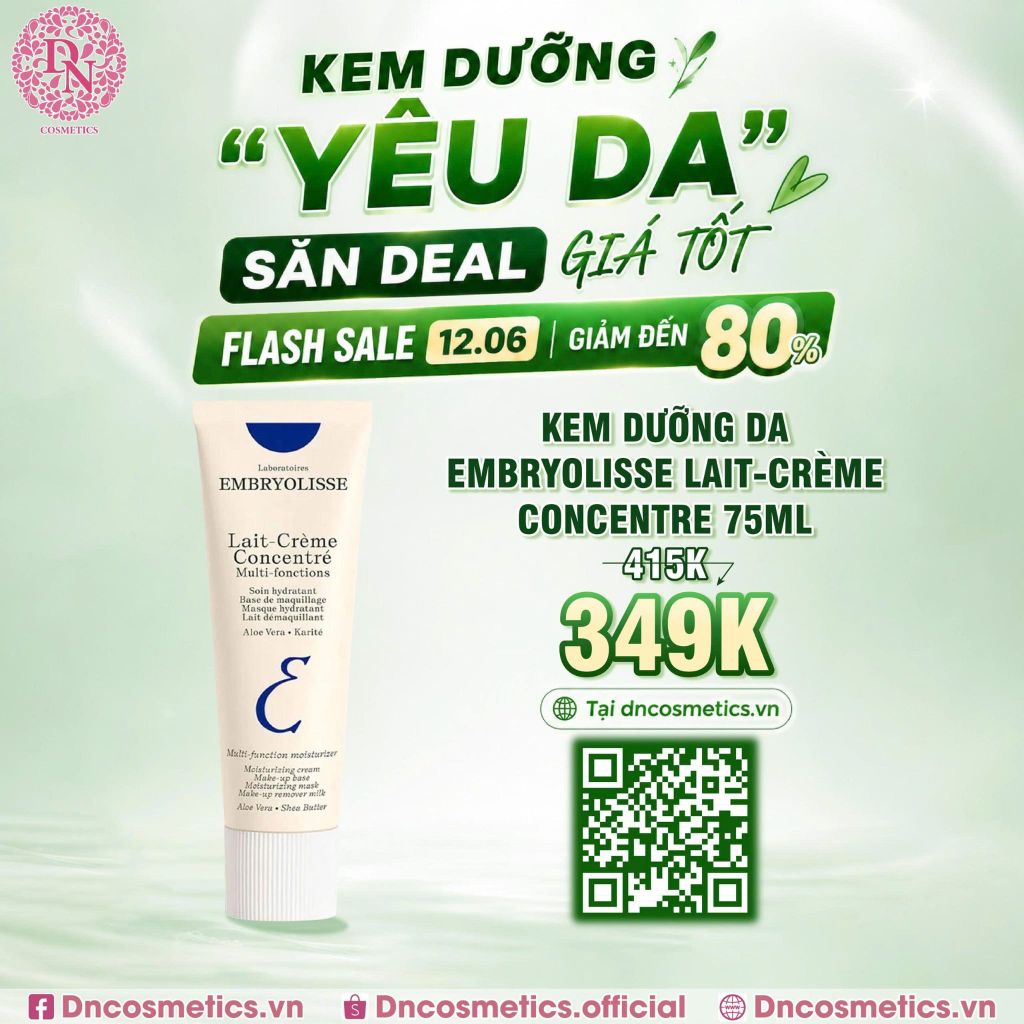 KEM DƯỠNG ẨM ĐA NĂNG, PHỤC HỒI DA EMBRYOLISSE LAIT-CRÈME CONCENTRE