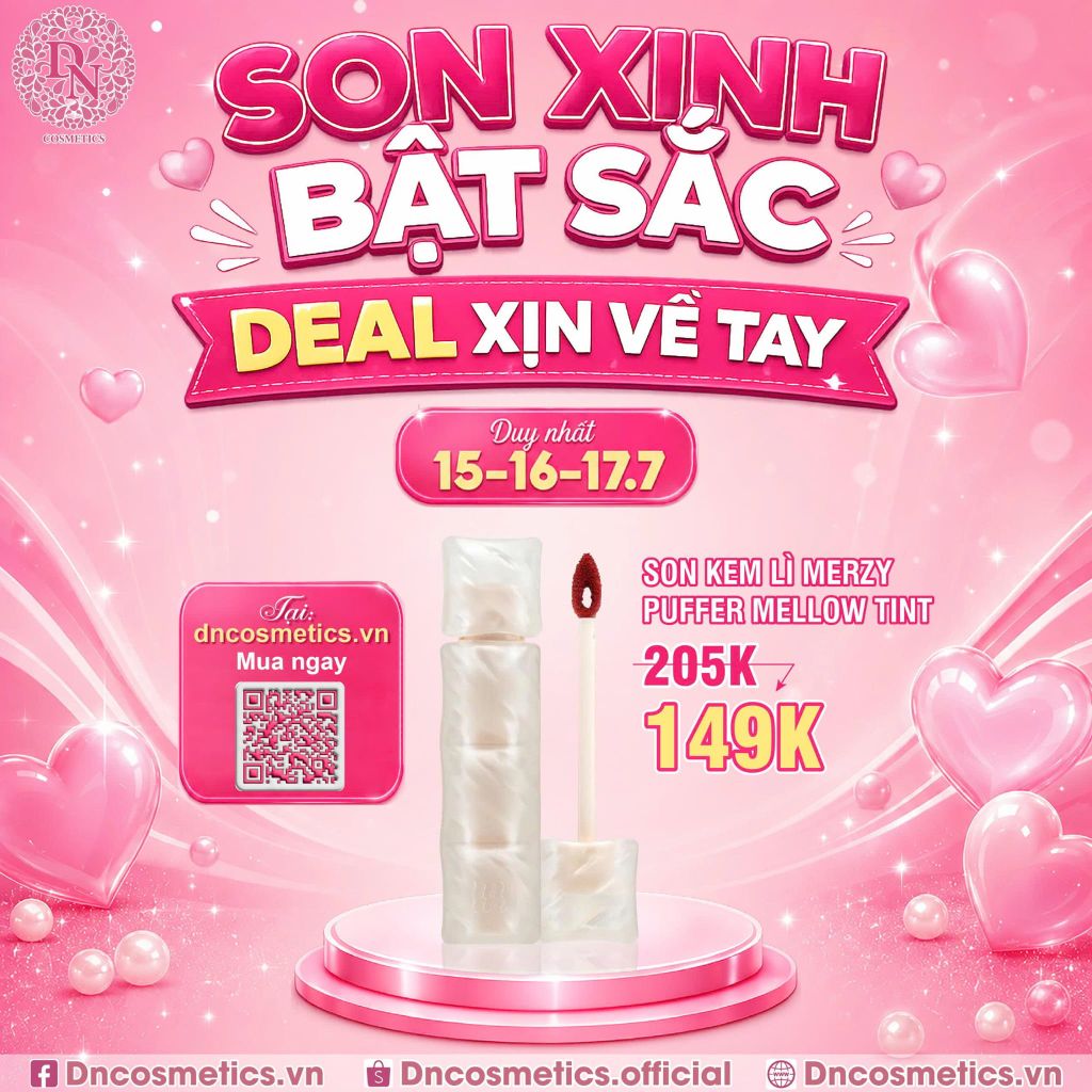 SON KEM LÌ MERZY PUFFER MELLOW TINT 3.7G