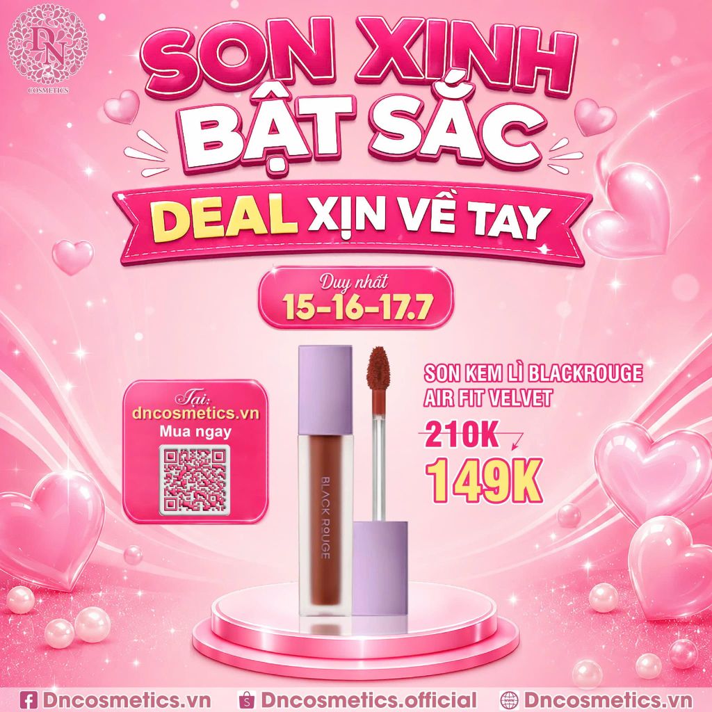 SON KEM LÌ BLACKROUGE AIR FIT VELVET