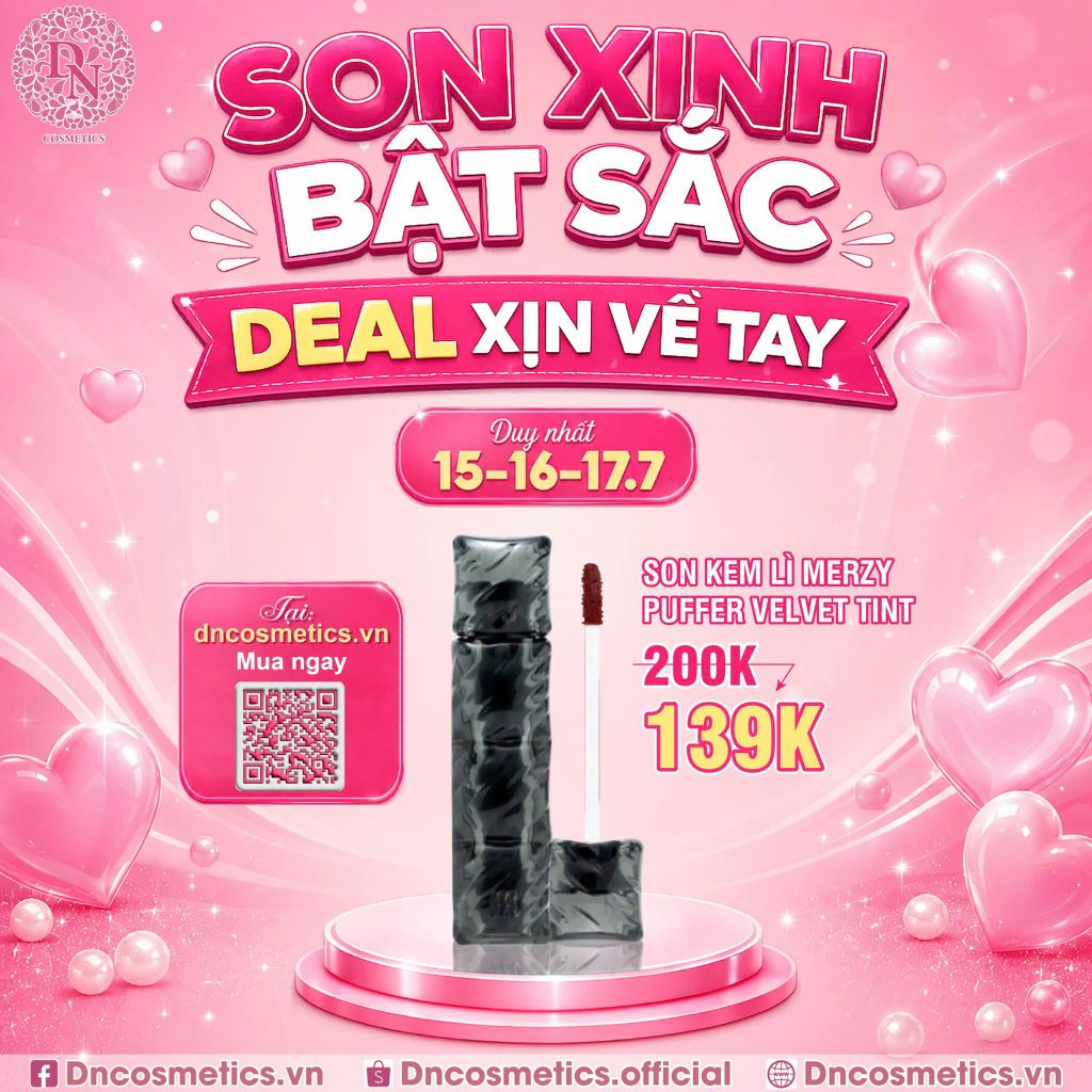 SON KEM LÌ MERZY PUFFER VELVET TINT