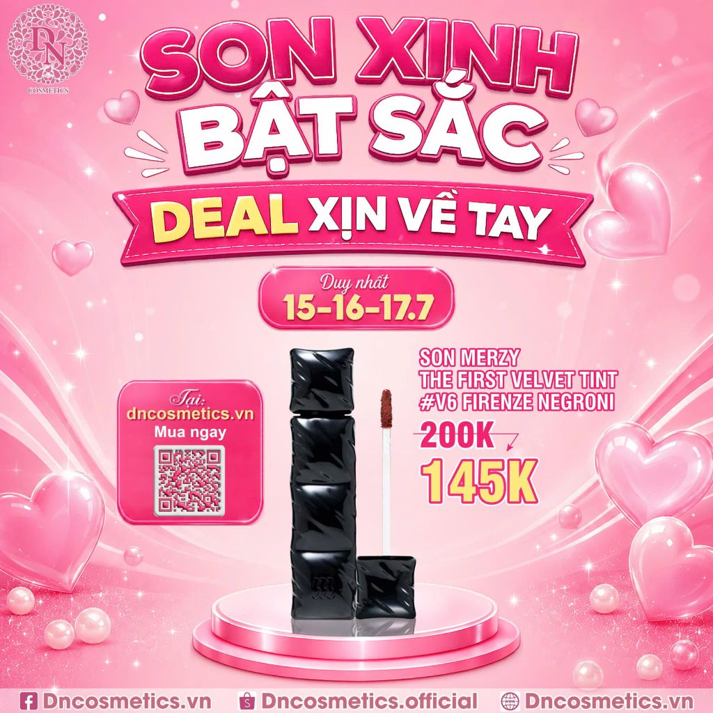 SON KEM LÌ MERZY THE FIRST VELVET TINT