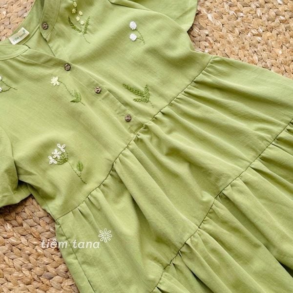  Đầm Han - Xanh mạ 