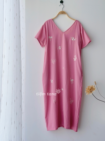  Đầm Ora - Hồng đào 