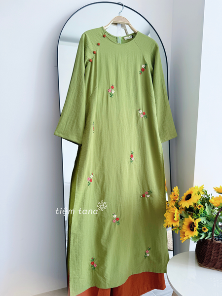  Áo Dài - Đồng xanh 