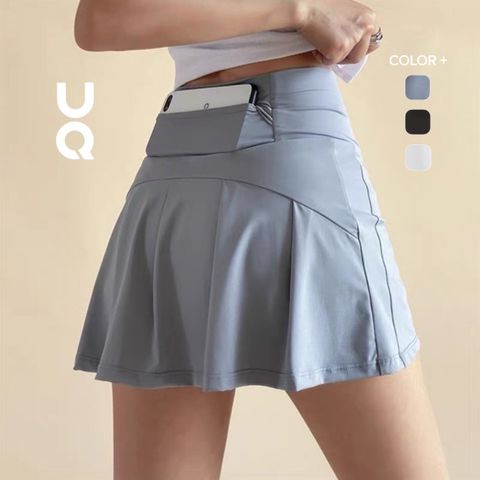  Chân Váy Thể Thao Co Giãn Có Túi Hông Sau - UQ DRY 