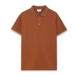  X Polo LC Cổ trơn viền tay - Nâu (Hàng Outlet không đổi trả) 