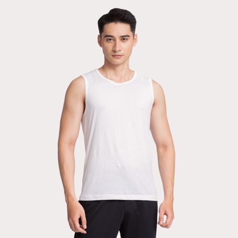  Áo Tanktop Sát Nách Cotton - Trắng (Hàng Outlet không đổi trả) 