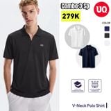  Áo Polo Nam Thể Thao Cổ V - UQ DRY 