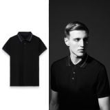  X Polo FR phối cổ viền - Mẫu 2 - Đen (Hàng Outlet không đổi trả ) 
