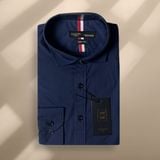  Sơ mi xuất khẩu form Âu - Random màu Đen, Navy (Hàng Outlet không đổi trả) 
