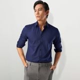  Sơ mi xuất khẩu form Âu - Random màu Đen, Navy (Hàng Outlet không đổi trả) 