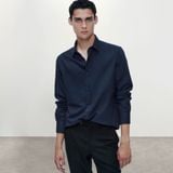  Sơ mi xuất khẩu form Âu - Random màu Đen, Navy (Hàng Outlet không đổi trả) 