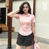  Áo Thun Thể Thao Nữ Zip Polo Tee - UQ DRY 