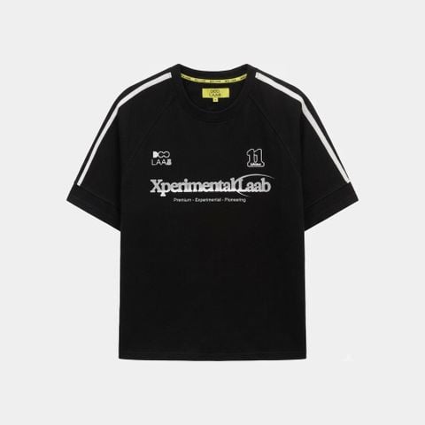 ÁO PHÔNG Oversized phối line INF11