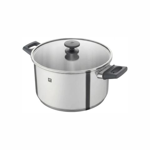 Nồi sâu lòng bằng thép không gỉ phủ Silver Zwilling 20cm