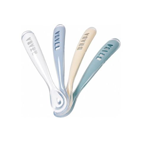 Thìa cầu vồng Silicone Béaba