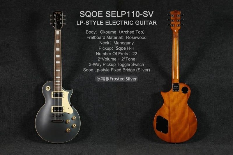  Guitar điện Sqoe SELP110 Silver 