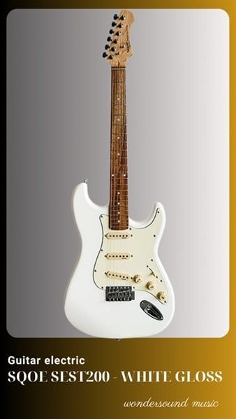 Guitar điện Sqoe SEST200 WH 