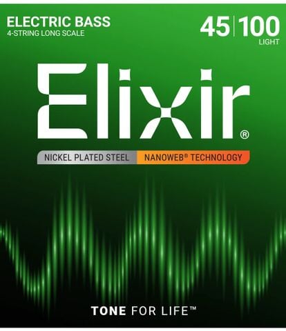  Elixir 14052 Bass Electric 45-100 Nanoweb 
