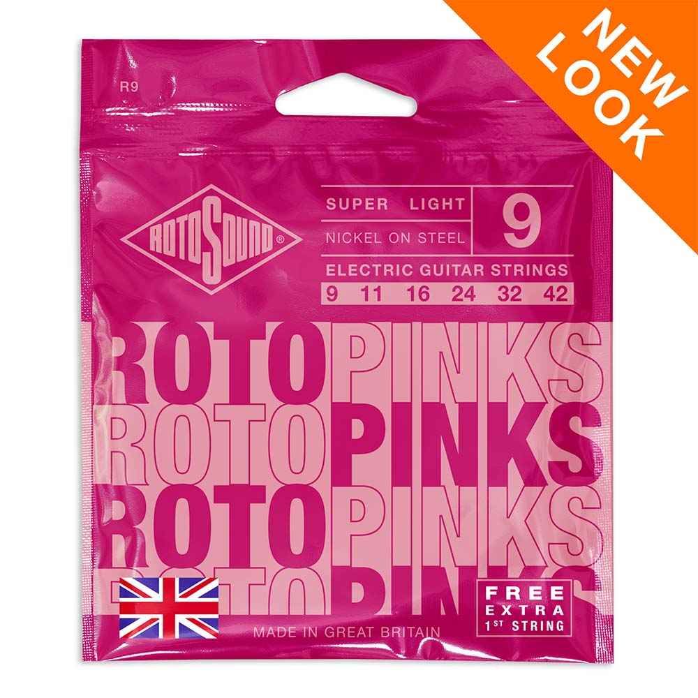  Rotosound Roto Pinks R9, Super Light 9-42 
