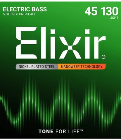  Elixir 14202 Bass Electric 45-130 Nanoweb 