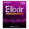  Dây Đàn Guitar Elixir 16027 Acoustic 11-52 Phosphor Nano 