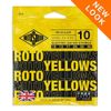  Rotosound R10 Roto Yellows Nickel On Steel Electric Guitar Strings - .010-.046 Regular 