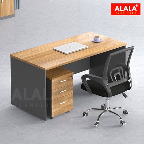Bàn làm việc ALALA446 có tủ nhỏ phía dưới – tối ưu lưu trữ cho không gian làm việc hiện đại