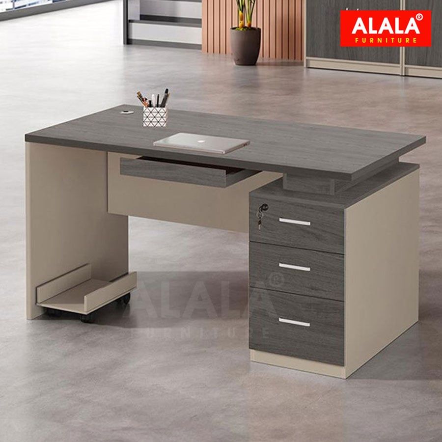 Bàn làm việc ALALA446 có tủ nhỏ phía dưới – tối ưu lưu trữ cho không gian làm việc hiện đại