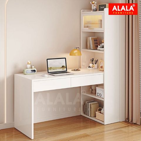 Bàn làm việc có kệ sách ALALA445 – không gian làm việc gọn gàng và đầy cảm hứng