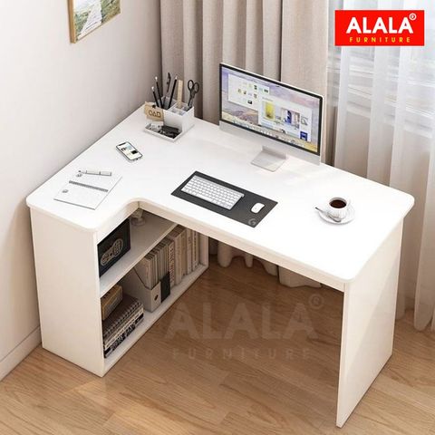 Bàn làm việc góc chữ L ALALA444 – giải pháp tối ưu góc học tập và làm việc hiện đại