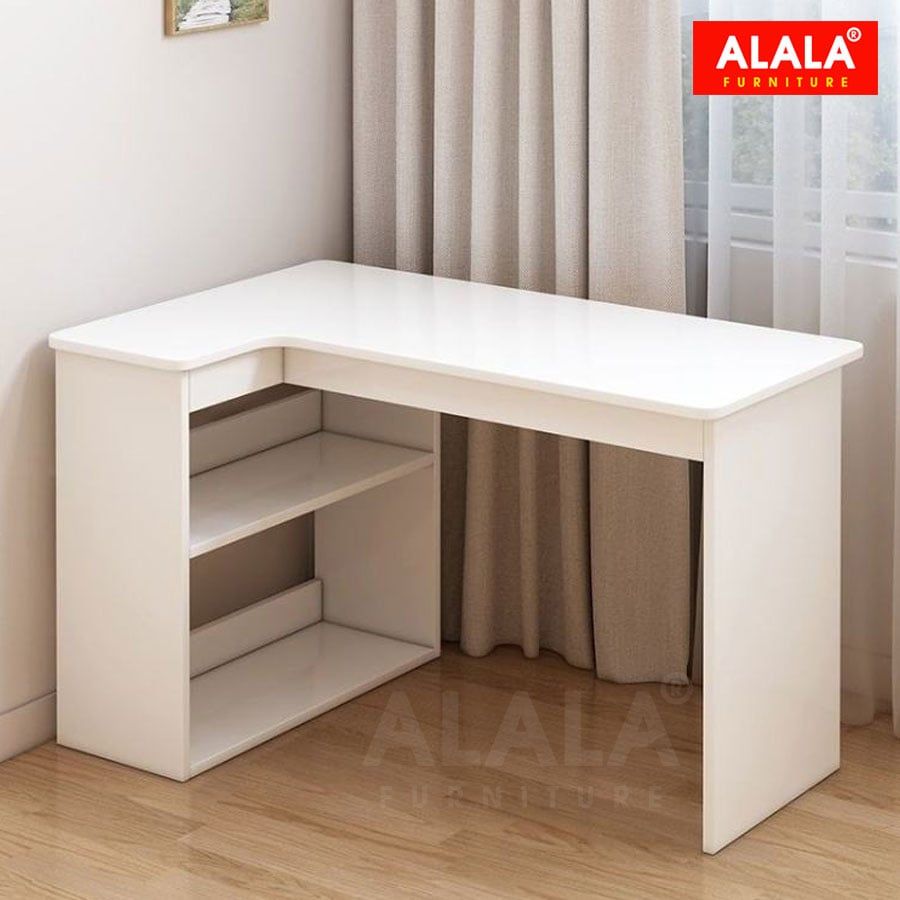 Bàn làm việc góc chữ L ALALA444 – giải pháp tối ưu góc học tập và làm việc hiện đại