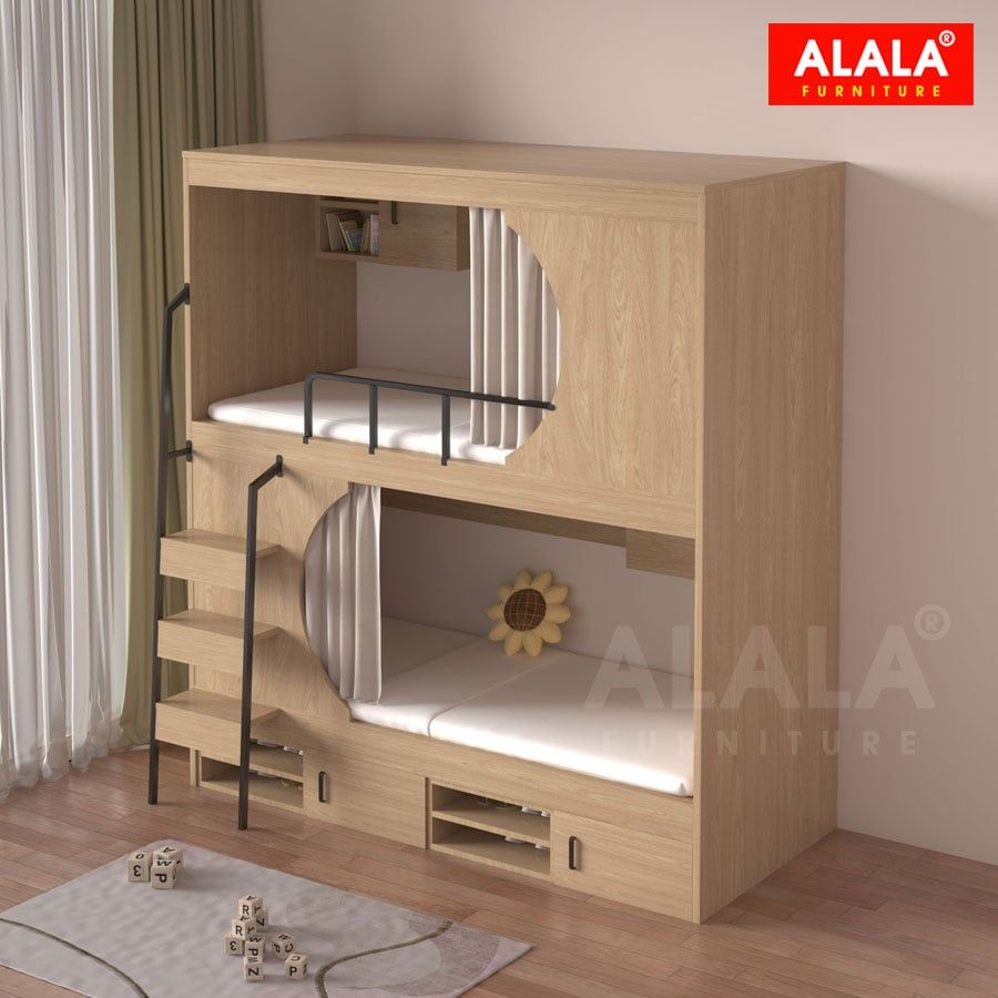 Giường tầng trẻ Em ALALA174 – Không gian bất ngờ cho phòng ngủ của con