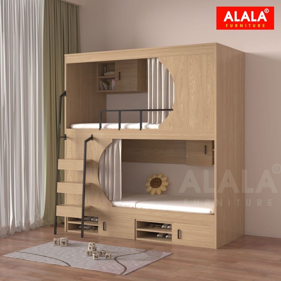 Giường tầng trẻ Em ALALA174 – Không gian bất ngờ cho phòng ngủ của con
