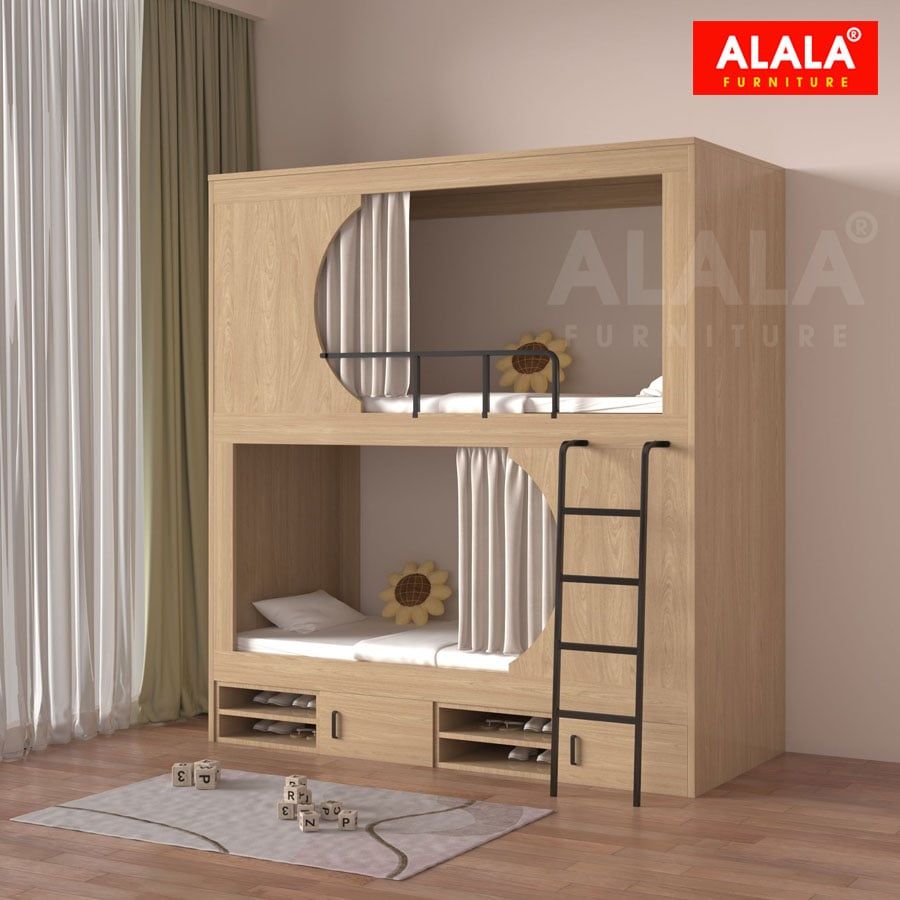 Giường tầng trẻ Em ALALA174 – Không gian bất ngờ cho phòng ngủ của con