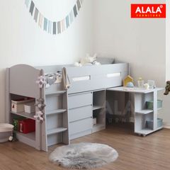 Giường tầng ALALA168 đa năng – Giải pháp tối ưu không gian sang trọng cho Bé